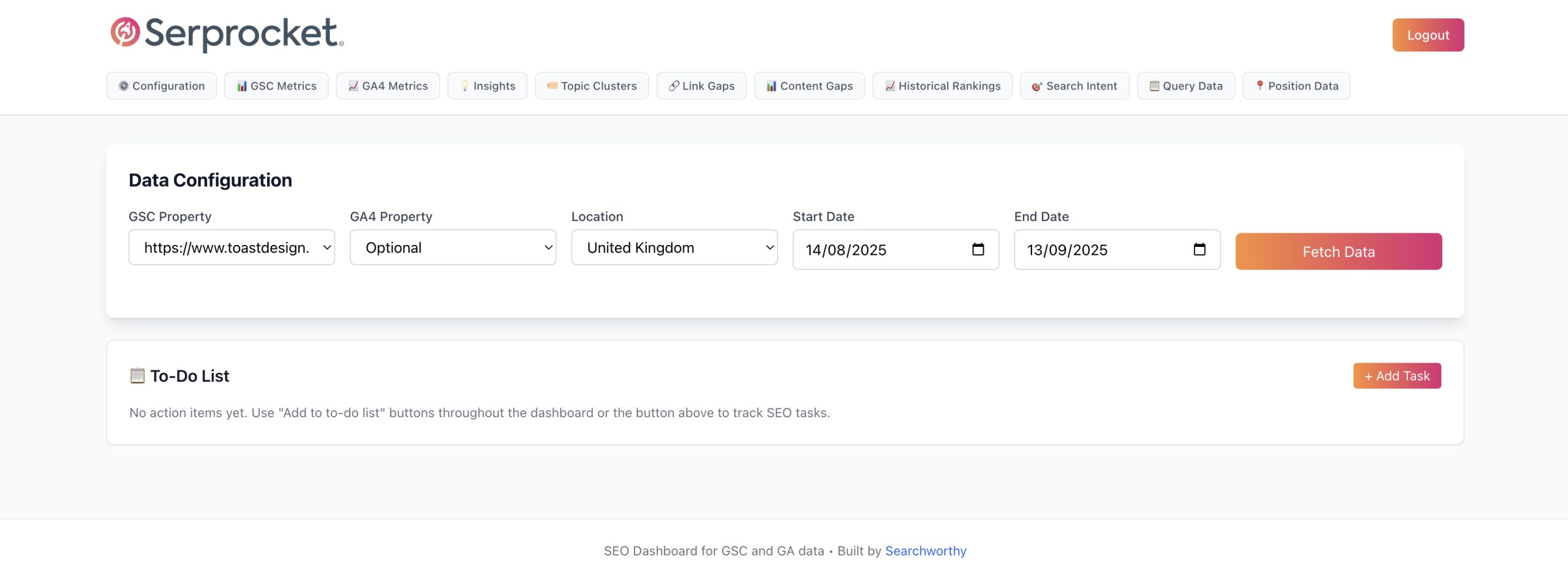 serprocket-main-dashboard
